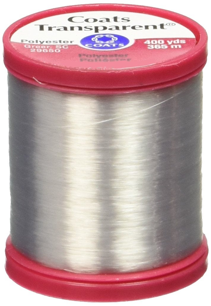 Coats Thread & Zippers S995-9900 Transparent Polyester Thread, 400 Yard, Clear